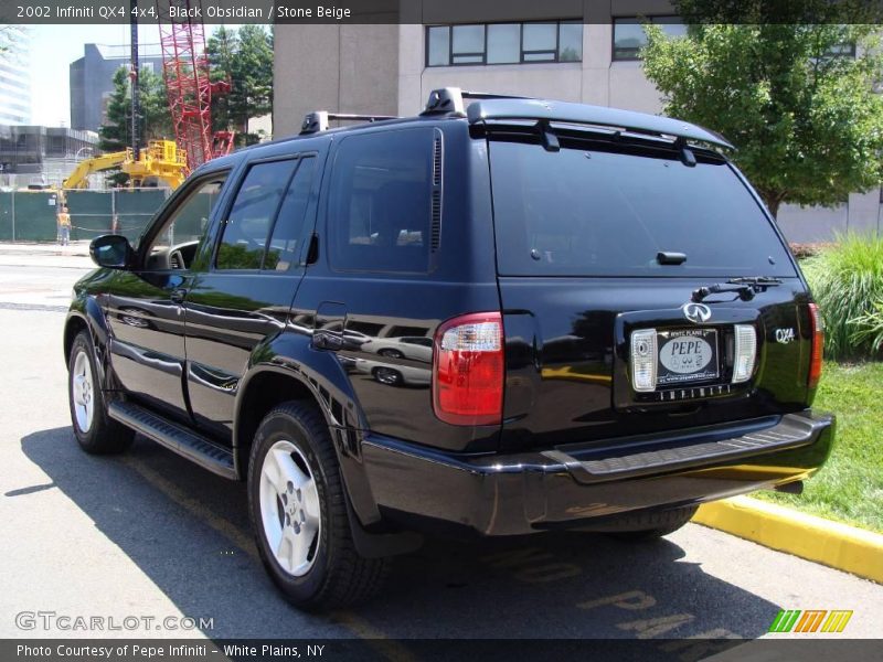 Black Obsidian / Stone Beige 2002 Infiniti QX4 4x4