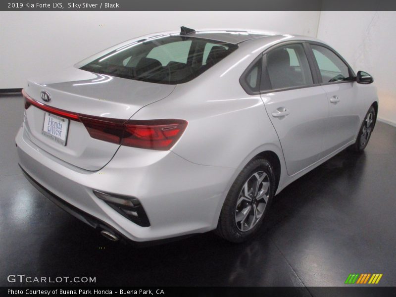 Silky Silver / Black 2019 Kia Forte LXS