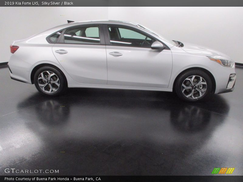 Silky Silver / Black 2019 Kia Forte LXS