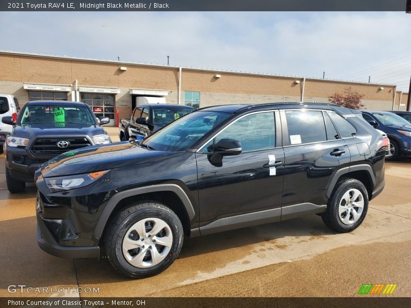 Midnight Black Metallic / Black 2021 Toyota RAV4 LE