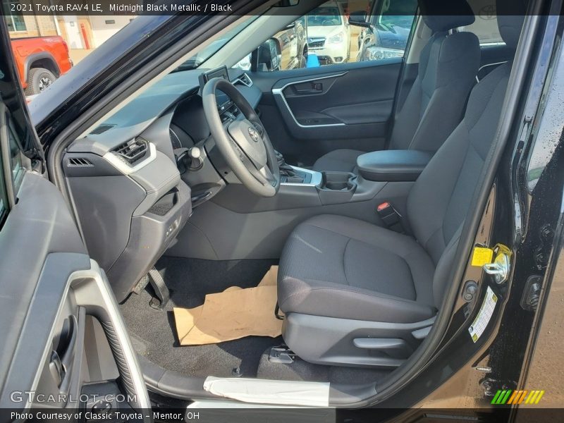 Midnight Black Metallic / Black 2021 Toyota RAV4 LE