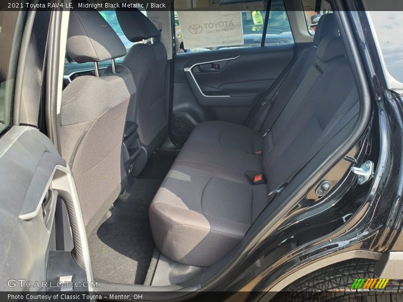 Midnight Black Metallic / Black 2021 Toyota RAV4 LE