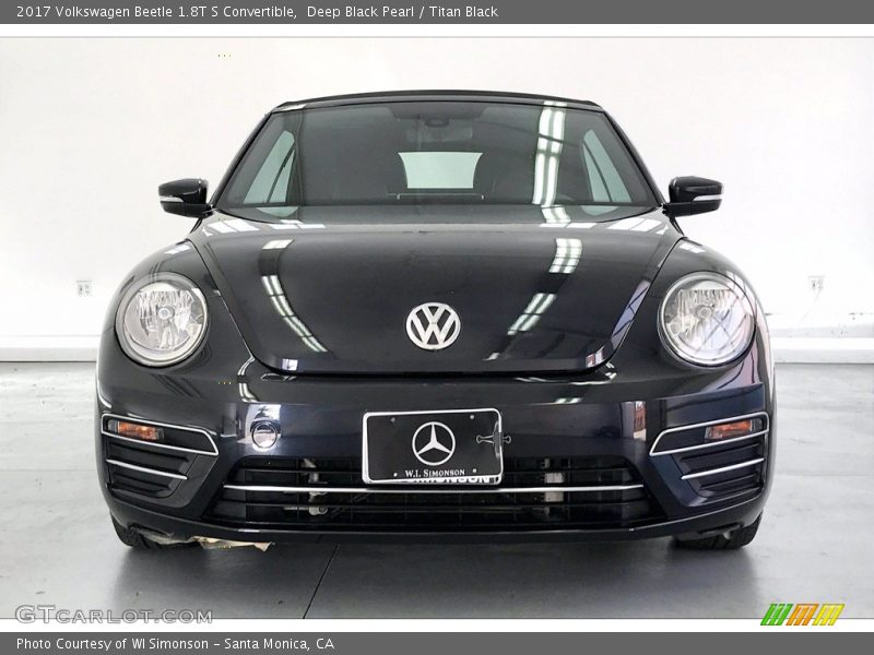 Deep Black Pearl / Titan Black 2017 Volkswagen Beetle 1.8T S Convertible