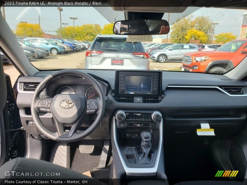 Midnight Black Metallic / Black 2021 Toyota RAV4 LE