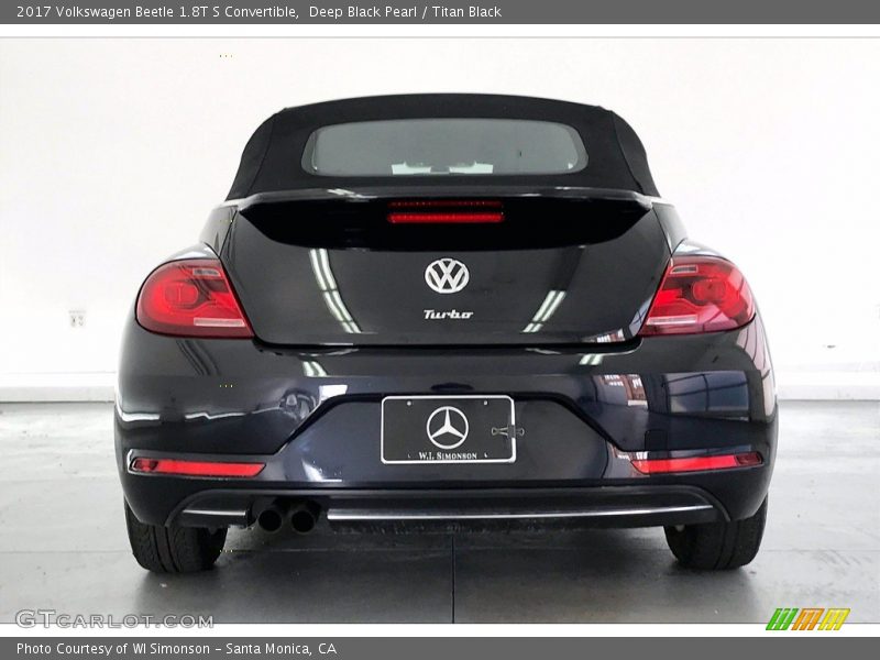 Deep Black Pearl / Titan Black 2017 Volkswagen Beetle 1.8T S Convertible