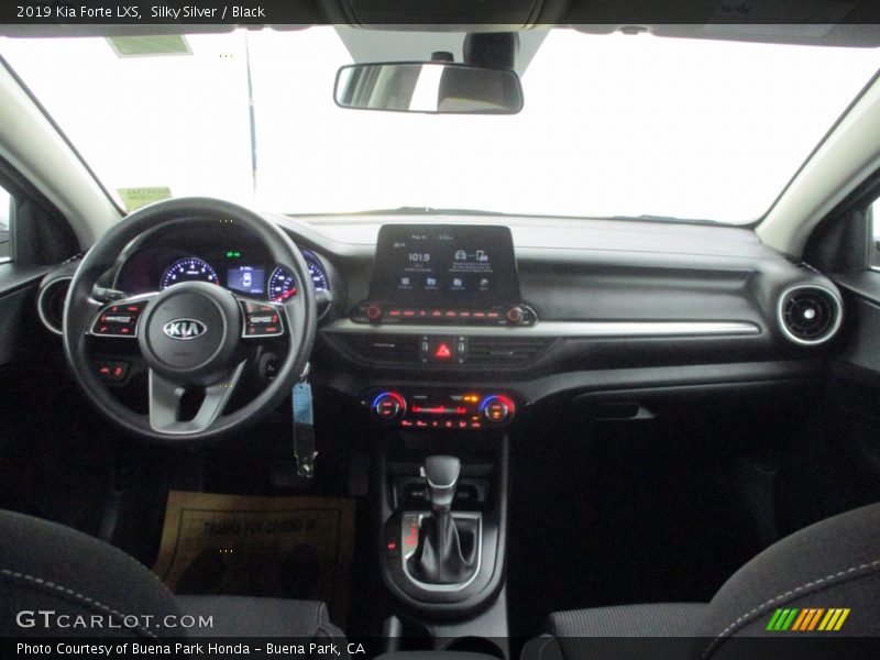 Silky Silver / Black 2019 Kia Forte LXS