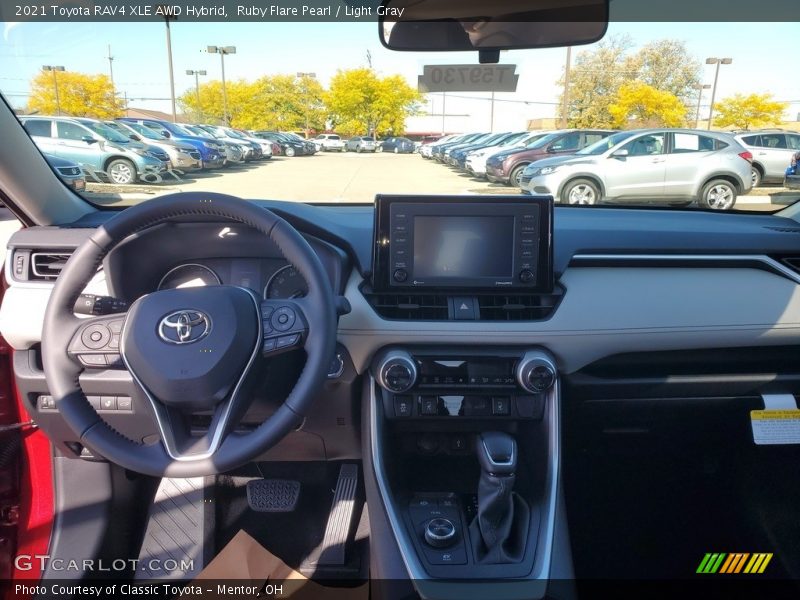 Dashboard of 2021 RAV4 XLE AWD Hybrid