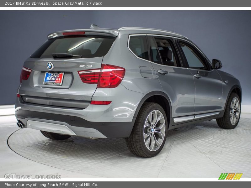 Space Gray Metallic / Black 2017 BMW X3 sDrive28i