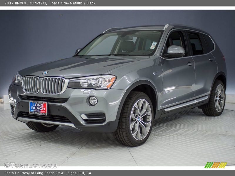 Space Gray Metallic / Black 2017 BMW X3 sDrive28i