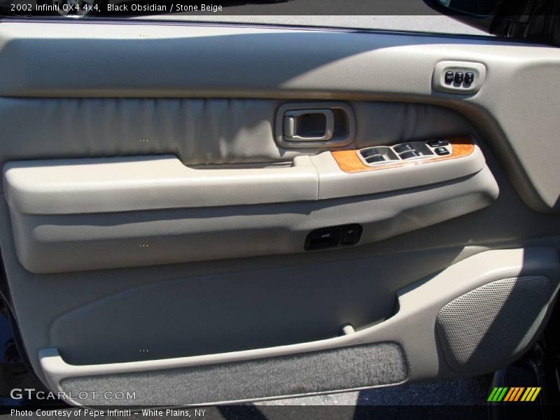 Black Obsidian / Stone Beige 2002 Infiniti QX4 4x4