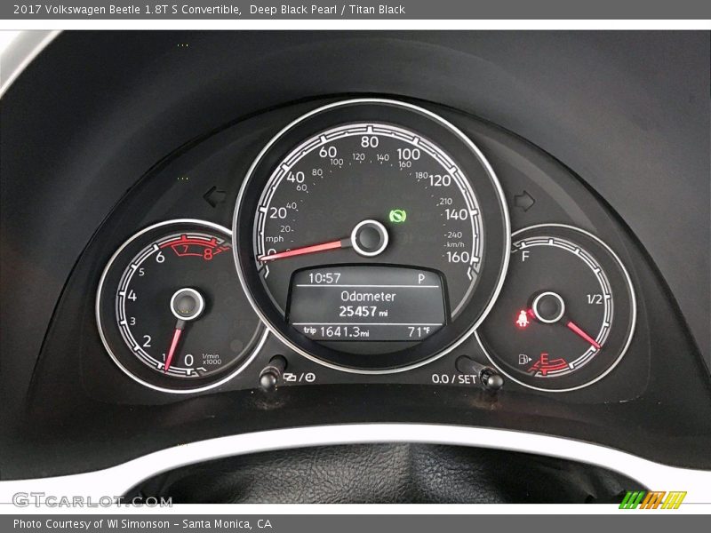  2017 Beetle 1.8T S Convertible 1.8T S Convertible Gauges