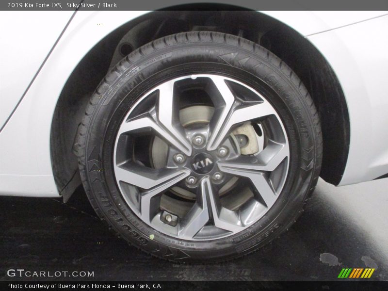 Silky Silver / Black 2019 Kia Forte LXS