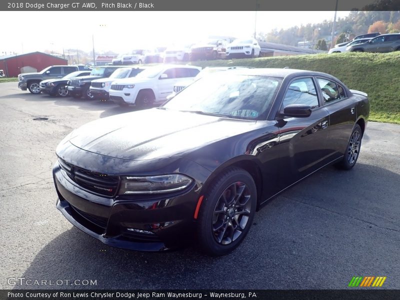 Pitch Black / Black 2018 Dodge Charger GT AWD