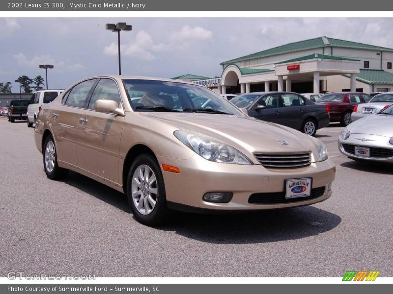 Mystic Gold Metallic / Ivory 2002 Lexus ES 300