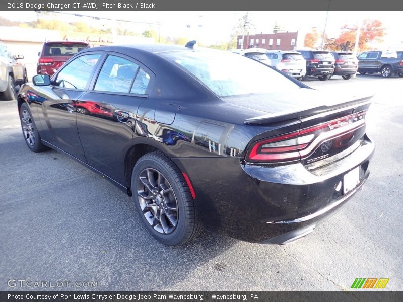 Pitch Black / Black 2018 Dodge Charger GT AWD