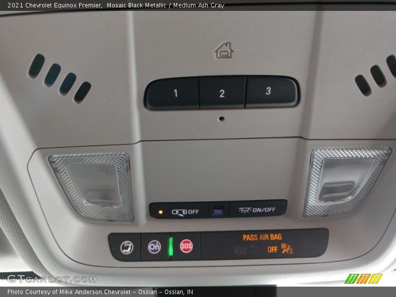 Mosaic Black Metallic / Medium Ash Gray 2021 Chevrolet Equinox Premier