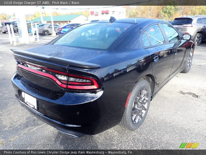 Pitch Black / Black 2018 Dodge Charger GT AWD