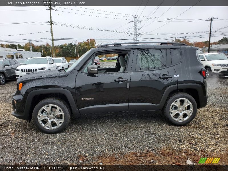 Black / Black 2020 Jeep Renegade Limited 4x4