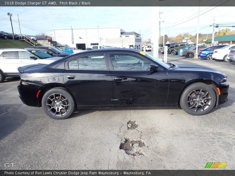 Pitch Black / Black 2018 Dodge Charger GT AWD
