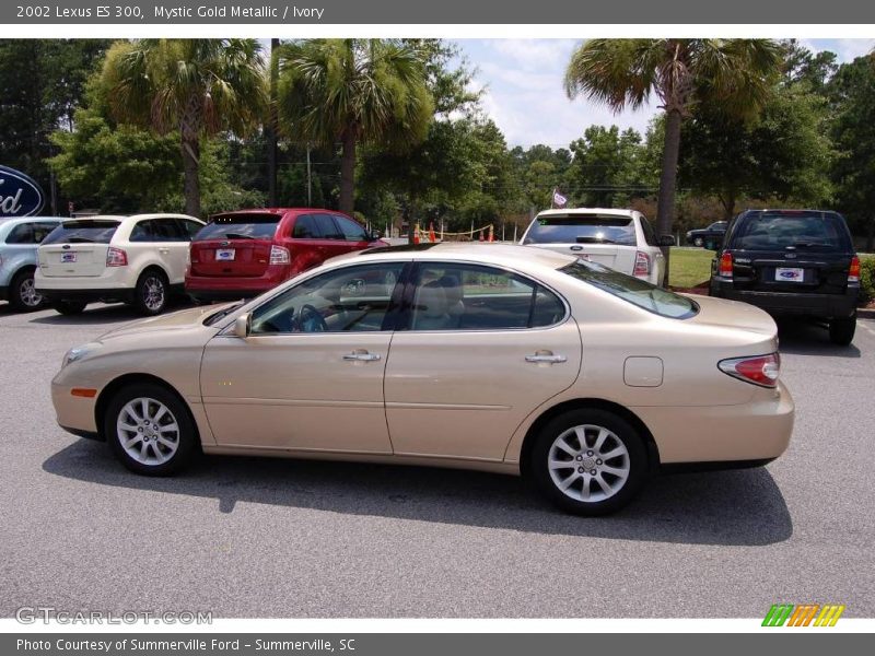 Mystic Gold Metallic / Ivory 2002 Lexus ES 300