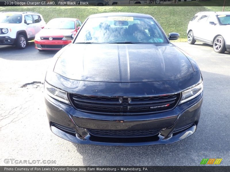 Pitch Black / Black 2018 Dodge Charger GT AWD