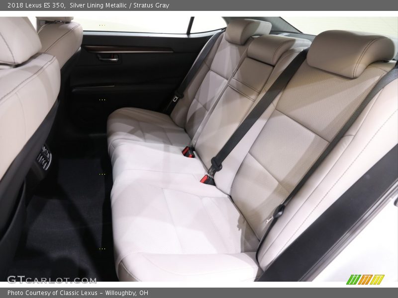Silver Lining Metallic / Stratus Gray 2018 Lexus ES 350