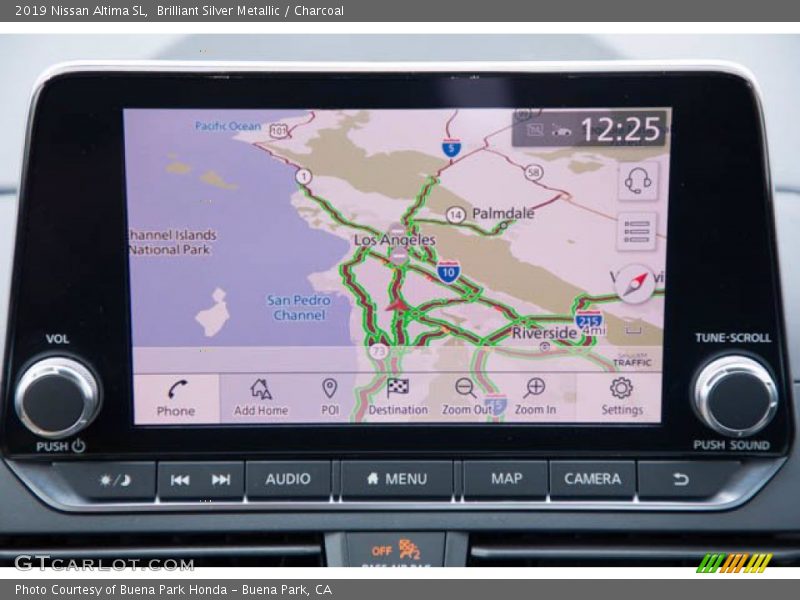Navigation of 2019 Altima SL