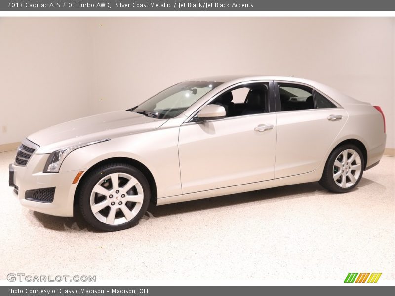 Silver Coast Metallic / Jet Black/Jet Black Accents 2013 Cadillac ATS 2.0L Turbo AWD