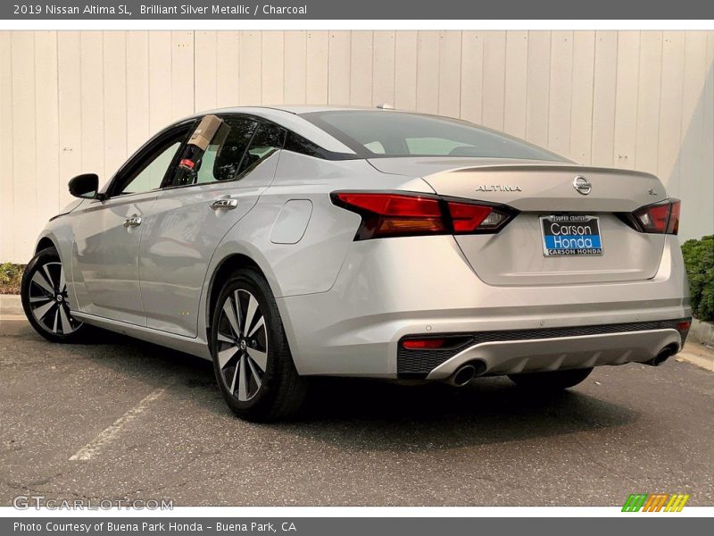 Brilliant Silver Metallic / Charcoal 2019 Nissan Altima SL