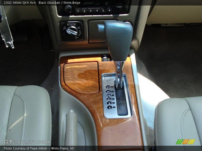 Black Obsidian / Stone Beige 2002 Infiniti QX4 4x4