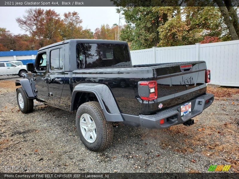 Black / Black 2021 Jeep Gladiator Sport 4x4