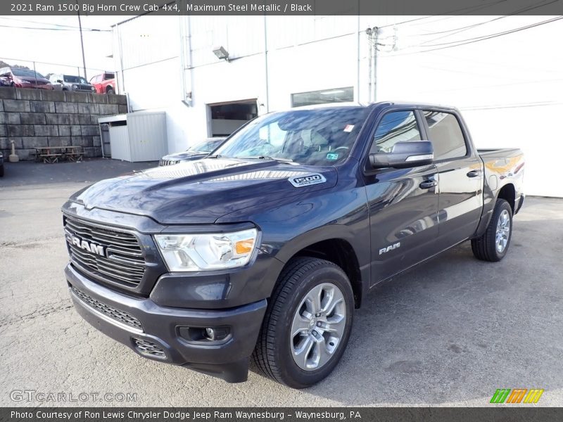 Maximum Steel Metallic / Black 2021 Ram 1500 Big Horn Crew Cab 4x4