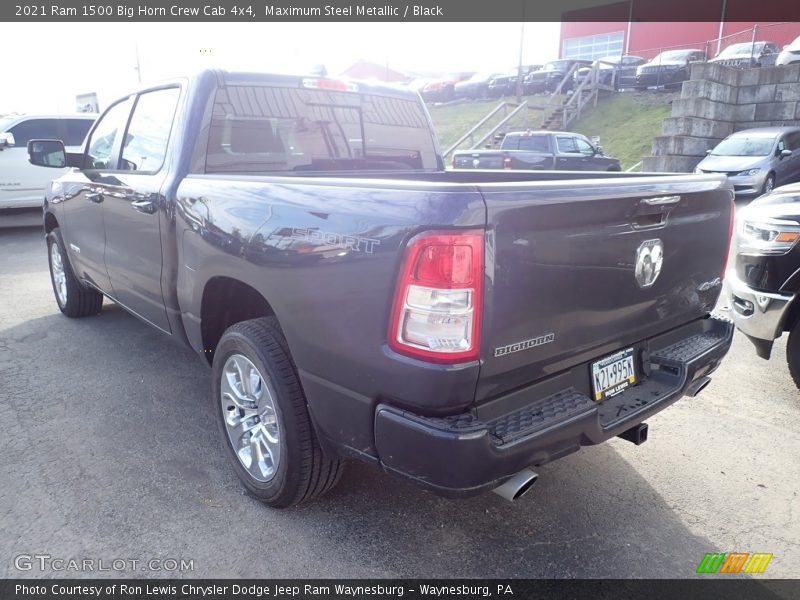 Maximum Steel Metallic / Black 2021 Ram 1500 Big Horn Crew Cab 4x4