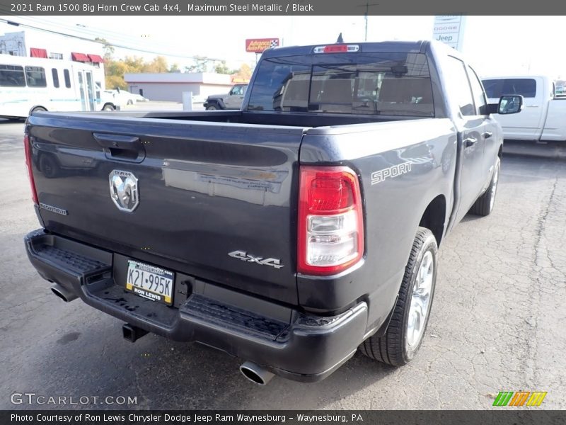 Maximum Steel Metallic / Black 2021 Ram 1500 Big Horn Crew Cab 4x4