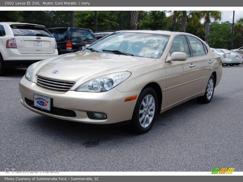 Mystic Gold Metallic / Ivory 2002 Lexus ES 300