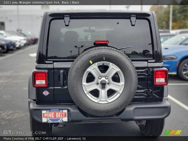 Black / Black 2021 Jeep Wrangler Unlimited Sport 4x4