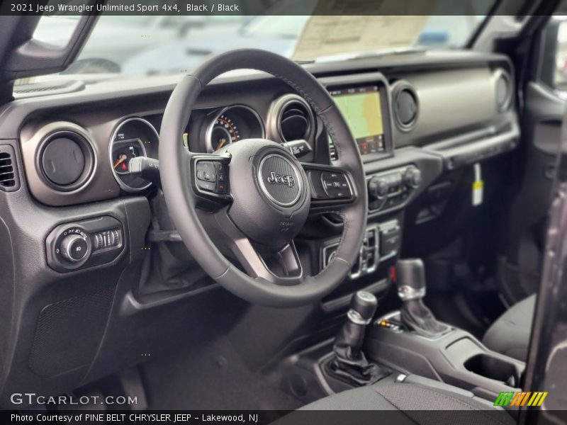 Black / Black 2021 Jeep Wrangler Unlimited Sport 4x4