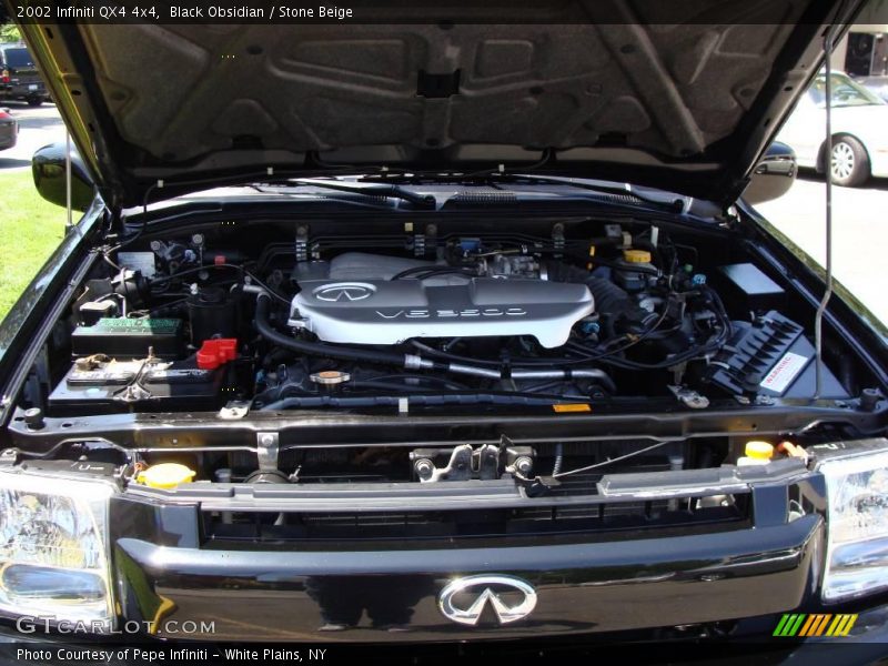 Black Obsidian / Stone Beige 2002 Infiniti QX4 4x4
