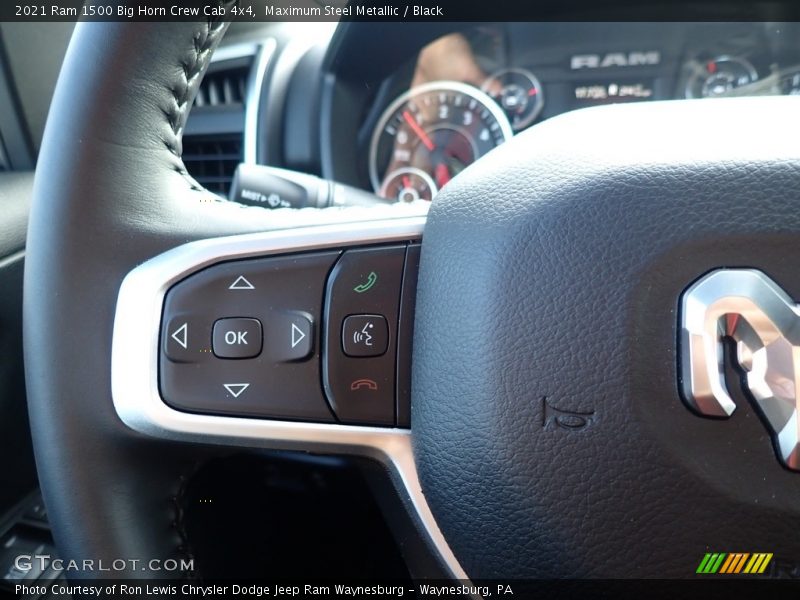  2021 1500 Big Horn Crew Cab 4x4 Steering Wheel