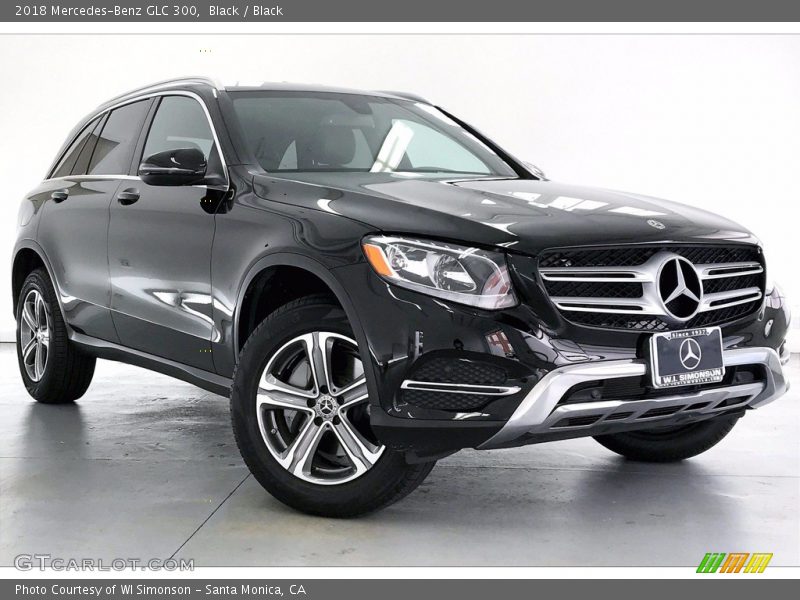 Black / Black 2018 Mercedes-Benz GLC 300