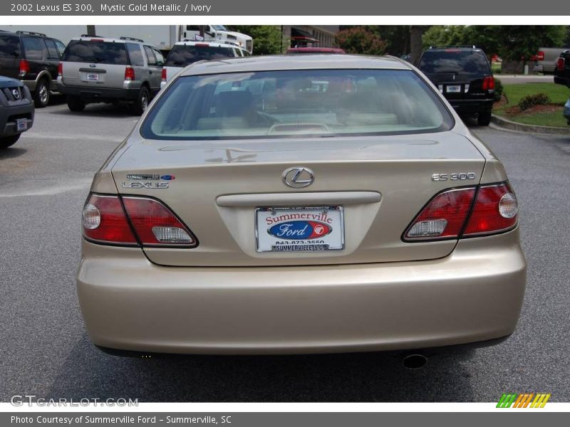 Mystic Gold Metallic / Ivory 2002 Lexus ES 300