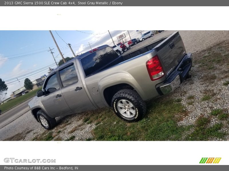 Steel Gray Metallic / Ebony 2013 GMC Sierra 1500 SLE Crew Cab 4x4