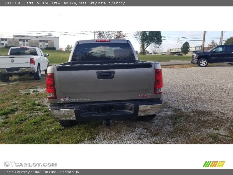 Steel Gray Metallic / Ebony 2013 GMC Sierra 1500 SLE Crew Cab 4x4
