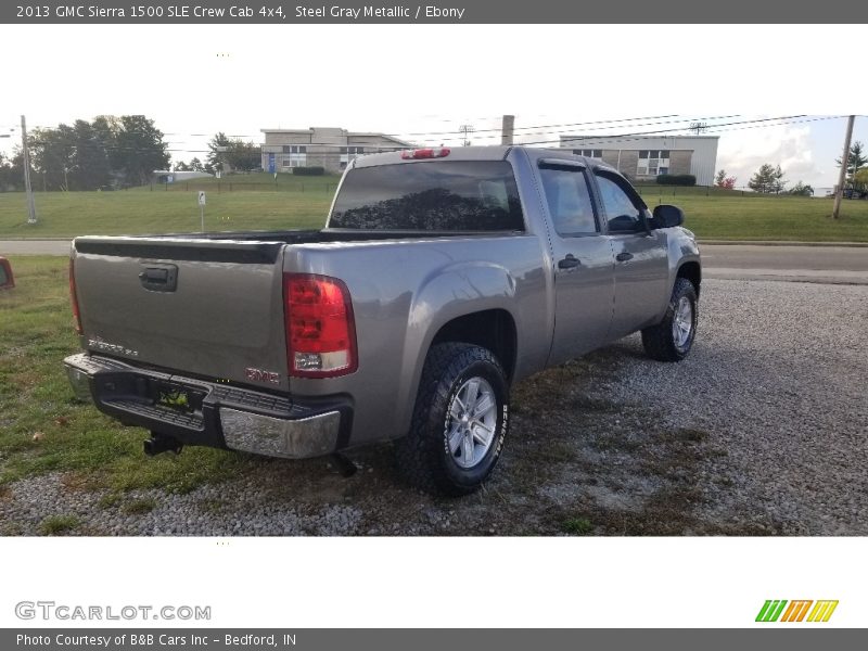 Steel Gray Metallic / Ebony 2013 GMC Sierra 1500 SLE Crew Cab 4x4