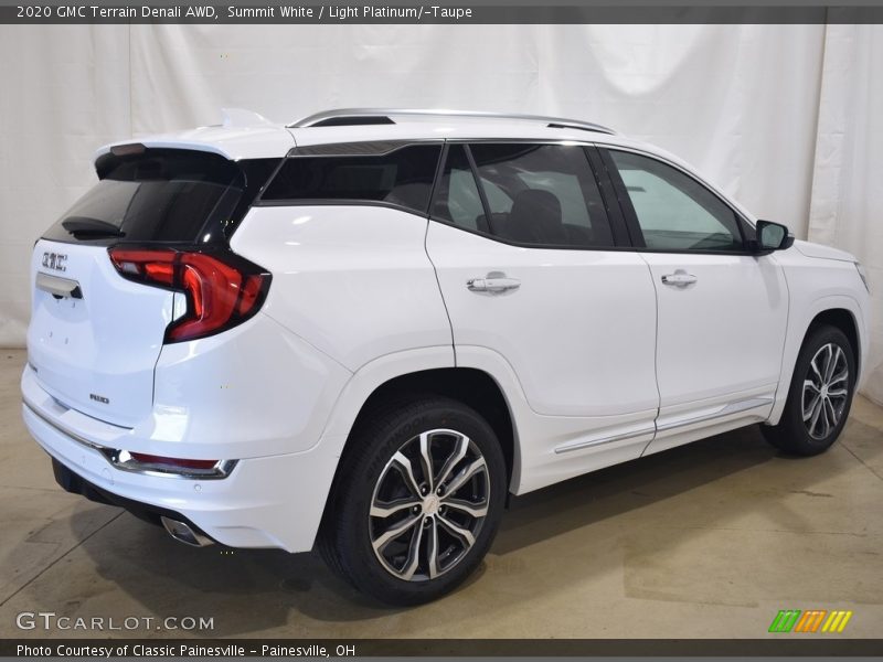 Summit White / Light Platinum/­Taupe 2020 GMC Terrain Denali AWD