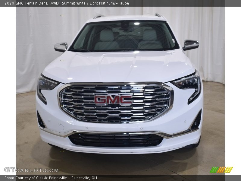 Summit White / Light Platinum/­Taupe 2020 GMC Terrain Denali AWD