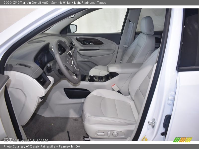 Summit White / Light Platinum/­Taupe 2020 GMC Terrain Denali AWD