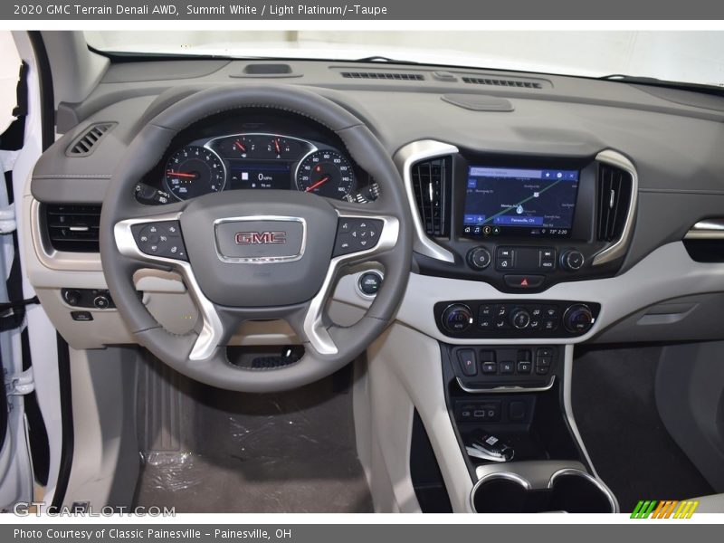 Summit White / Light Platinum/­Taupe 2020 GMC Terrain Denali AWD
