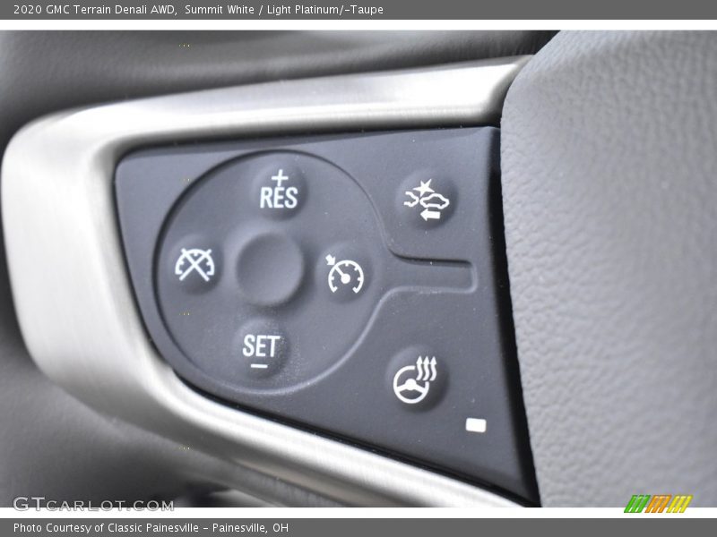 Summit White / Light Platinum/­Taupe 2020 GMC Terrain Denali AWD
