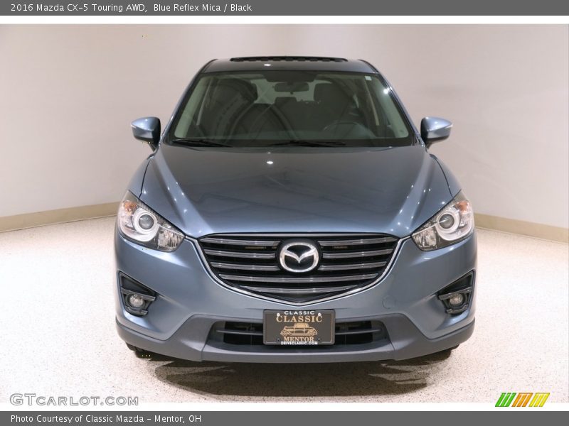 Blue Reflex Mica / Black 2016 Mazda CX-5 Touring AWD